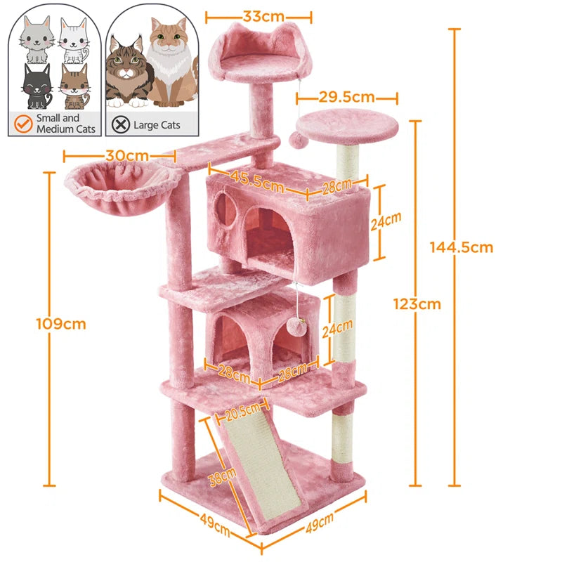 137Cm H Cat Tree