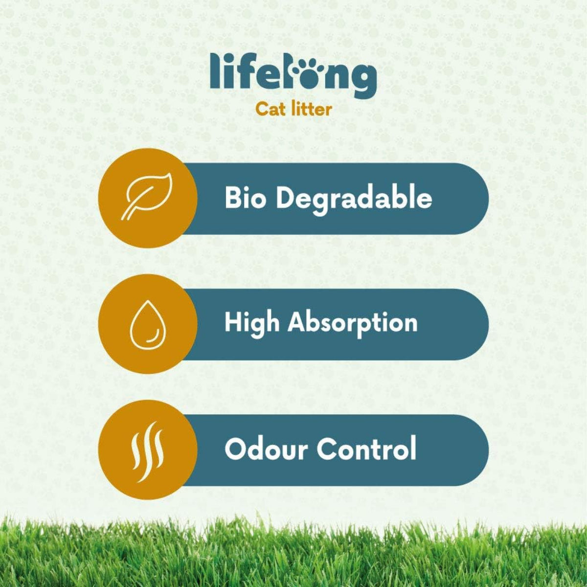 Brand Lifelong Corn Cat Litter 10L-25L 100% Natural Clumping Highly Absorbent UK